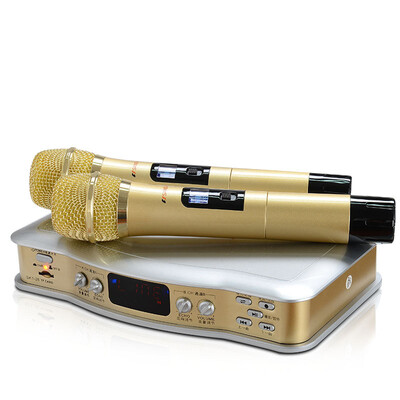 

Shanshui sansui SK1-26 Wireless Microphone Conference stage KTV Dedicated Microphone Household One for two U Segment Microphone Built-in lithium battery Recording playback