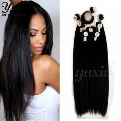 

Three Tone Ombre Synthetic Hair Extensions Synthetic Wigs 6 Bundles 18"-22" Synthetic Wigs for Black Women Heat Resistant Wig