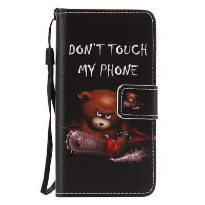 

Black Bear Design PU Leather Flip Cover Wallet Card Holder Case for SAMSUNG A310 A32016