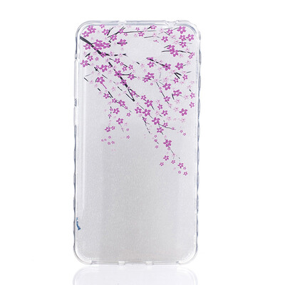 

Peach blossom Pattern Soft Thin TPU Rubber Silicone Gel Case Cover for HUAWEI Y5 II