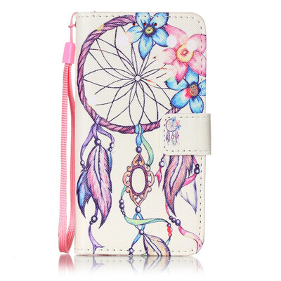 

Flower Bell Design PU Leather Flip Cover Wallet Card Holder Case for SAMSUNG A310