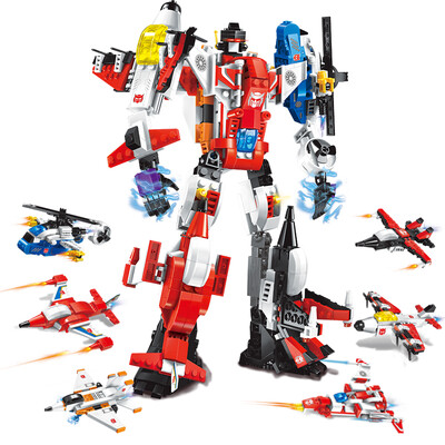

Enlighten 1405 6-in-1 Transformation Robot Building Blocks Brick Set 506 Pcs For Kids Age 6