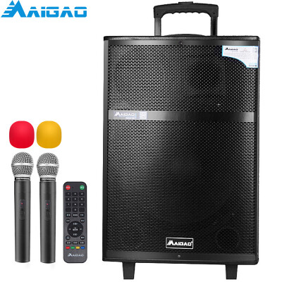 

Maigao S666-2V 15-дюймовый квадратный танцевальный ролик Stereo (Bluetooth Outdoor Portable Speaker High Power Subwoofer Amplifier Speaker