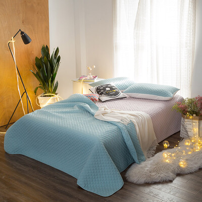 

Welcome Xin was home textile washed cotton quilt summer was pillowcases three-piece summer cool air-conditioning was summer thin quilt apply 15 meters bed blue green