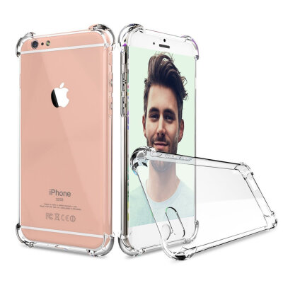 

Pure Crystal TPU Case for iPhone 7/7 Plus iPhone SE/5S/5 Super Clear Soft Shock Absorbing Back Cover for iPhone 6 6s Plus