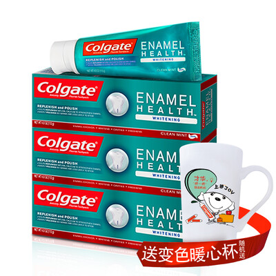 

Гао Lujie (из Colgate) здоровой зубной эмали, отбеливание зубной пасты пакет 113g × 3 (JOY отправить чашку обесцвечивание)