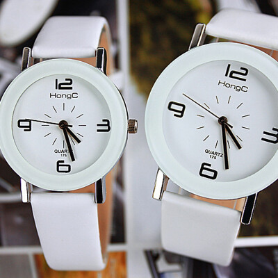 

Fashion Belt Table Student Handle Button Round Male Female Quartz Simple Couple Watch YZL0515TH-2