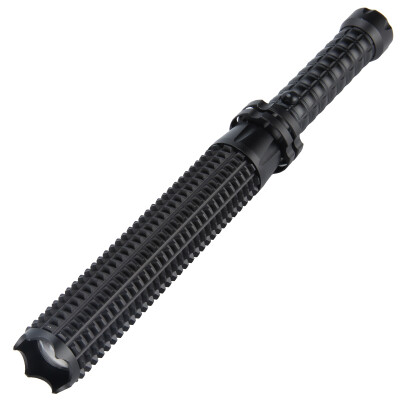 

Feilai Shi FEIRSH outdoor multi-purpose self-defense wolf weapons vehicle baseball stick sticks expansion sticks LED tactical flashlight F60 black