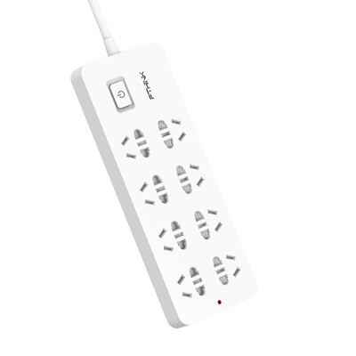 

FTHINK FTHINK FS-801 socket 8-hole total control switch inserted new national standard socket overload protection large hole spacing socket plug plug