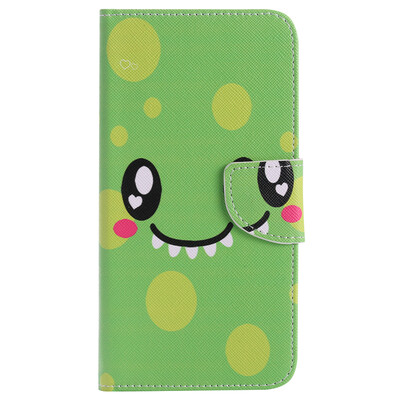 

Green Smile Design PU Leather Flip Cover Wallet Card Holder Case for Google Pixel XL