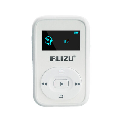 

Руи (RUIZU) X26 8G белый беспроводной Bluetooth спортивный MP3-экран с папкой с клипом
