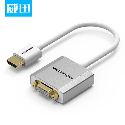 

WDC (VENTION) HDMI-VGA с аудио-конвертером HD в vGA-интерфейс для подключения к ноутбуку с разъемами для подключения к телевизору Телевизионный монитор проекционной линии 0,15 м серебристый ACAC