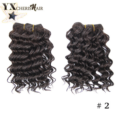 

Natural Color Malaysian Deep Curly Synthetic Hair Style 2Pcs Malaysian Synthetic Hair Kinky Curly 100 Kanekalon Hair Bundles Deal