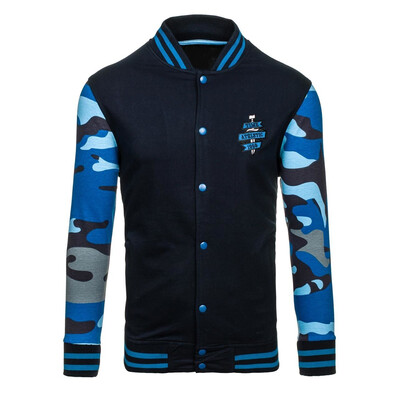 

New Men's Fashion Slim Long Sleeve Stitching Color Coat
