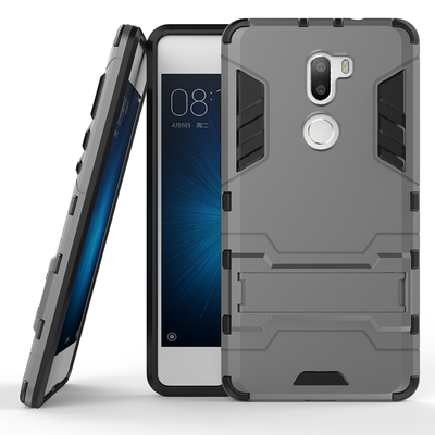 

Серый Slim Robot Armor Kickstand Ударопрочный жесткий корпус из прочной резины для XIAOMI MI 5S Plus