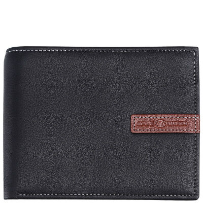 

Giovanni Valentino (GIOVANNI VALENTINO) Men's Poker Business Ngau Tau Leather Multifunctional Wallets Wraps 720702210 Black