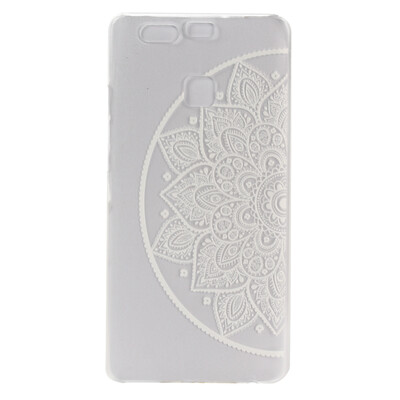 

Flower of semicircle Pattern Soft Thin TPU Rubber Silicone Gel Case Cover for HUAWEI P9