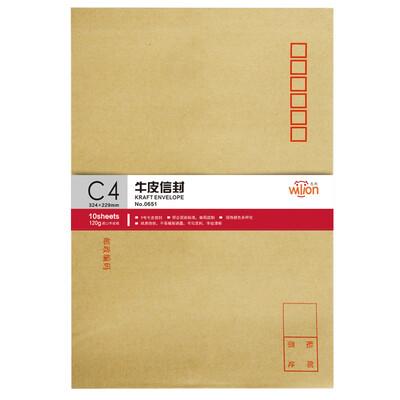 

HUILANG (huilang) 0691 Портфель А4 чистой древесной массы крафт-бумага 20 / мешок