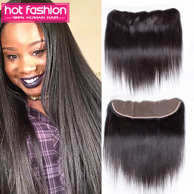 

Cheap Best Selling Hot Fashion Brazilian Virgin Hair Lace Frontal Closure 13"×4" Straight Full Lace Frontal On Sale Free Shipping
