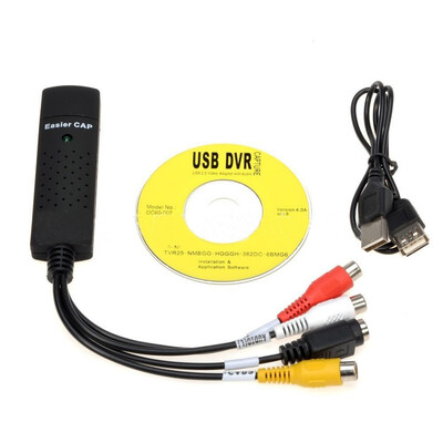 

USB 20 Video Audio VHS to DVD Converter Capture Card Adapter