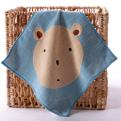 

Gold towel home textile cotton towel small towel baby handkerchief square towel soft absorbent cartoon cute red 31 * 31cm