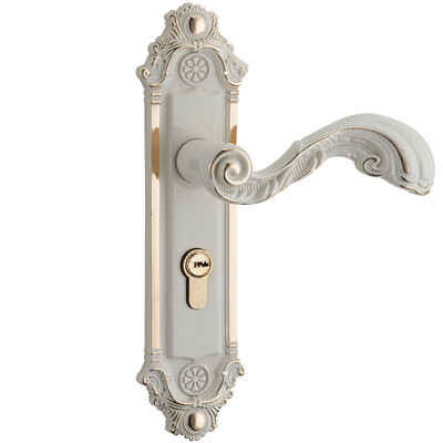 

Yuhuaze Continental Door Lock Bedroom Door Lock Wooden Door Lock Security Lock Three-piece Sands Silver