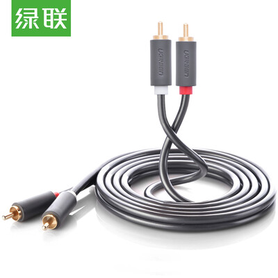 

Green Alliance (UGREEN) Double Lotus Head Audio Line Red and White Line 2RCA Public Transit Connection Two to Two AV Audio Signal Cable Computer Audio TV Cable 1m 30747