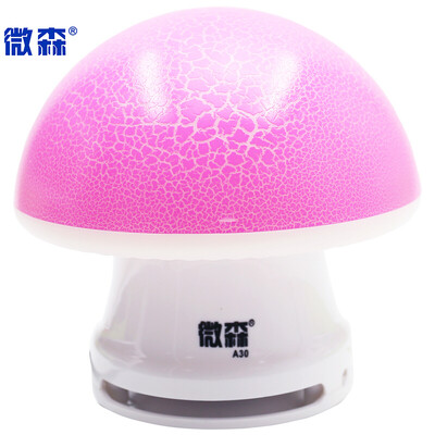 

Micro-A30 mini stereo computer notebook USB portable subwoofer pink