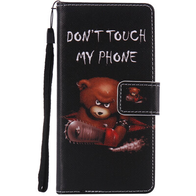 

Black Bear Design PU Leather Flip Cover Wallet Card Holder Case for SONY M2