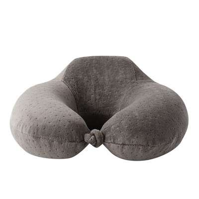 

Supermarket] class Jenie travel pillow U-series U-shaped pillow cervical neck care nursing pillow neck pillow memory pillow lunch break pillow airplane travel neck pillow dark brown