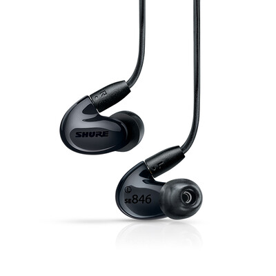 

Shure Shure SE846-K четырехпозиционный подвижный автомобиль HiFi профессиональный флагманский монитор наушники для наушников агат черный