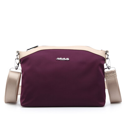

Nabe like cool NB lady bag Messenger bag female shoulder bag Japan&South Korea simple small square bag nb180 lavender purple