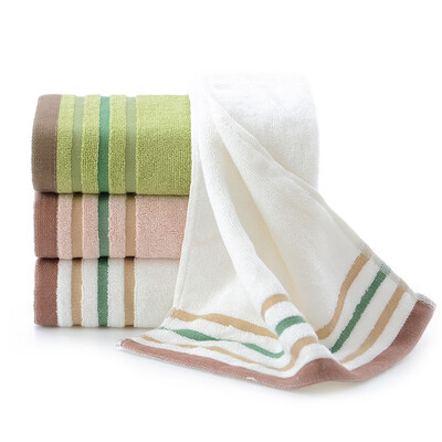 

Bamboo towel towel towel bamboo fiber wash towel bamboo charcoal face towel thick color section white 155g article 34 76cm