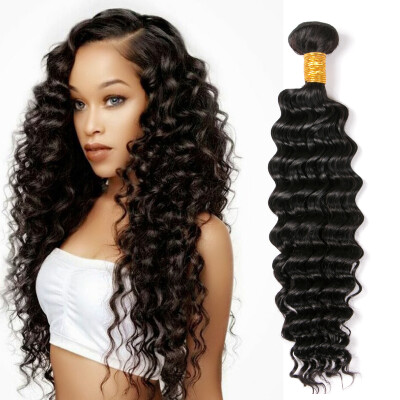 

7A Brazilian Deep Curly Virgin Hair brazilian human hair bundles 3 pcs lot free shipping brazilian deep wave hair extensions