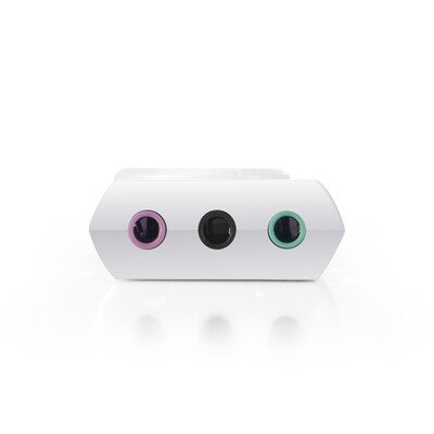 

KOTION EACH S1 USB external sound card white desktop notebook independent microphone headset audio converter free drive