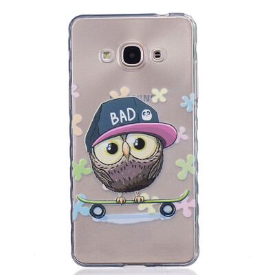 

Сова Pattern Мягкий тонкий ТПУ Резиновая крышка силиконовый гель чехол для SAMSUNG GALAXY J3 Pro