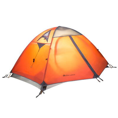 

Animal husbandry flute wild camping windbreak rainstorm three season aluminum double double tents cold mountain 2 ALICE push push MZ093005 red