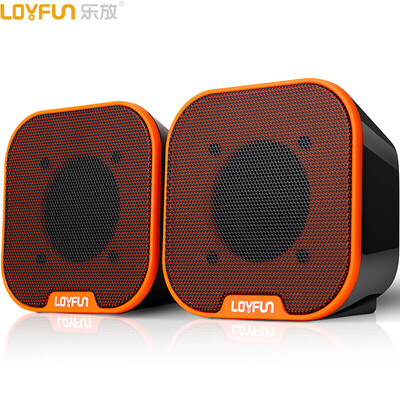 

Leo LOYFUN LF-807 20-channel mini-audio subwoofer computer desktop audio orange