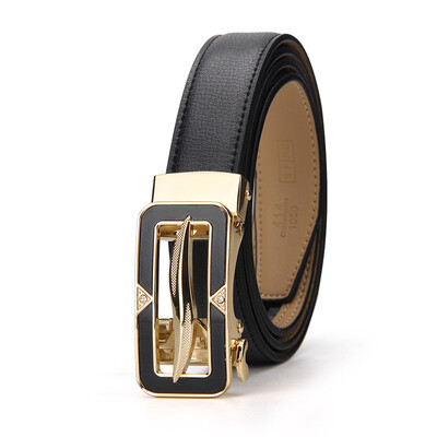 

Montagut MONTAGUT Belt Women Automatic Button Female Belt Wild Hollow R223218041 Black