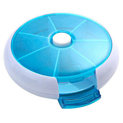 

Xinqin small kit portable one week packing kit portable storage sub-box mini drug pill box seven days kit