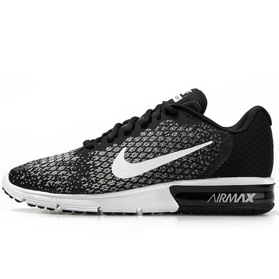 

Nike NIKE AIR MAX SEQUENT 2 мужская воздушная подушка кроссовки медленная шок кроссовки спортивная обувь 852461-005 черный / гематит черный / белый 43