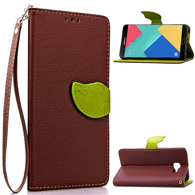 

Brown Design PU Leather Flip Cover Wallet Card Holder Case for Samsung Galaxy A9A9000