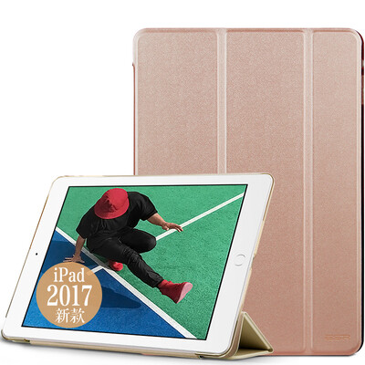 

Иллюстратора Apple, новый IPad защитный рукав защитной оболочки Выдерживает падение iPad7 2017 года новый тройной стенд 9.7 дюймов розового золота кожи естественный диапазон