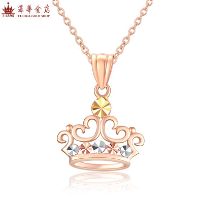 

Cuihua (CUIHUA ZHUBAO) Crown 18K gold / rose gold pendant fashion pendant 0.9-1.1 g