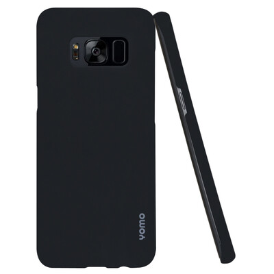 

YOMO Samsung S8 мобильный телефон чехол защитная крышка все включено кожа чувствовать себя матовым твердой оболочки графит черный