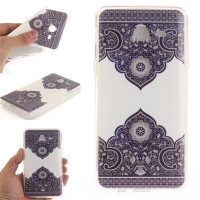 

Diagonal totem Pattern Soft Thin TPU Rubber Silicone Gel Case Cover for SAMSUNG Galaxy J7 2017/J710