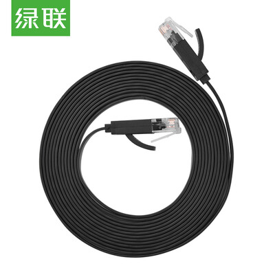 

Green Alliance (UGREEN) Category 6 cable six Cat6 eight core twisted pair cable Gigabit network cable computer network jumper finished cable 30 meters gray 20183
