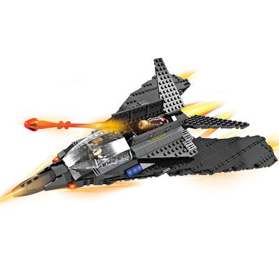 

COGO military building blocks stealth combat aircraft intelligence toy