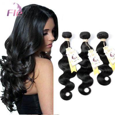 

8A Peruvian Human Hair 3Pcslot Cheap Human Hair Weaves Extensions Natural Color Body Wave Virgin Hair Weave Bundles