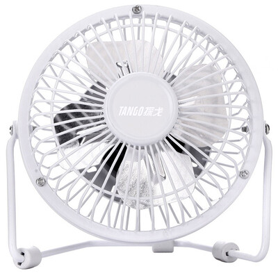 

Tango (TANGO) fan / USB fan / student dormitory mobile desktop computer desktop mini fan noble white